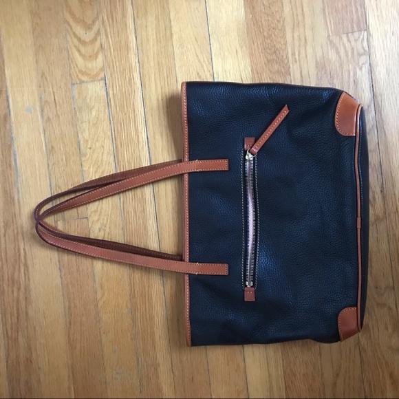 Dooney & Bourke Leather Tote - Picture 3 of 4